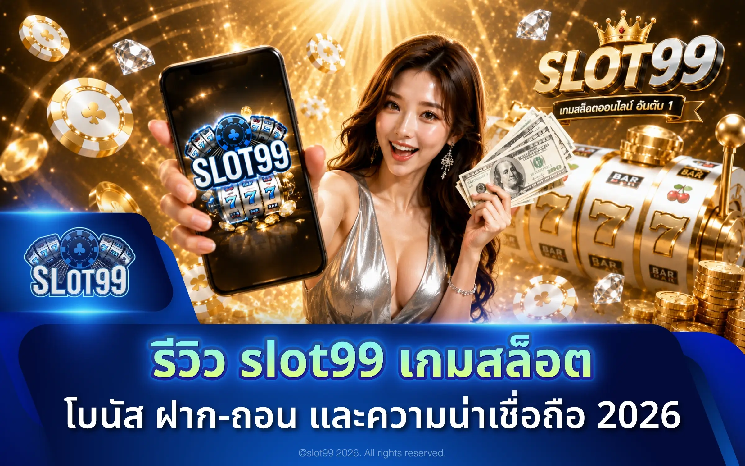 รีวิว slot99 เกมสล็อต โบนัส ฝาก-ถอน และความน่าเชื่อถือ 2026